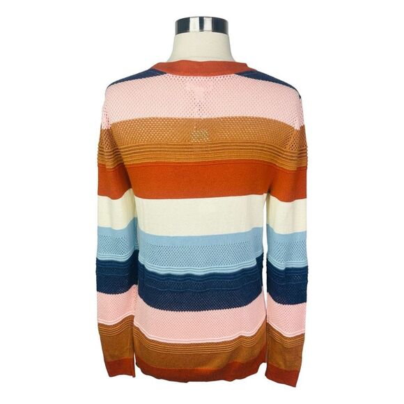 Market & Spruce Rowan Textured Cotton Blend Sweater - Size Small - Picture 4 of 7